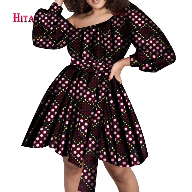 2020 Summer Women African Print Dress Dashiki Bubble Sleeve Slash Neck Sexy Short Dress Anakra African Clothes WY7168
2020 Summer Women African Print Dress Dashiki Bubble Sleeve Slash Neck Sexy Short Dress Anakra African Clothes WY7168