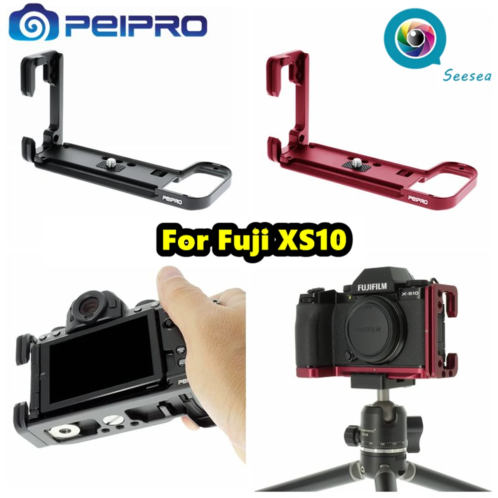 PEIPRO X-S10 Hand Grip Aviation alloy aluminum Quick Release L-plate Side Shape bracket camera Hand Grip for Fuji XS10 Camera
PEIPRO X-S10 Hand Grip Aviation alloy aluminum Quick Release L-plate Side Shape bracket camera Hand Grip for Fuji XS10 Camera