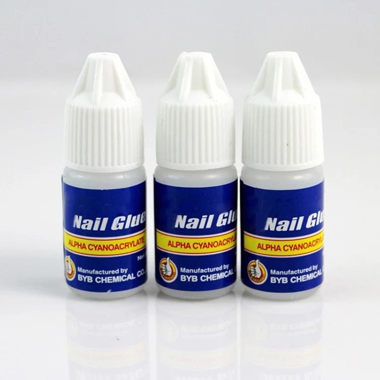 10pcs Glue Nail Tips Glue Fast Drying Manicure False Nail Glue False Nails Decoration Acrylic Manicure Blue Nail Art Tools