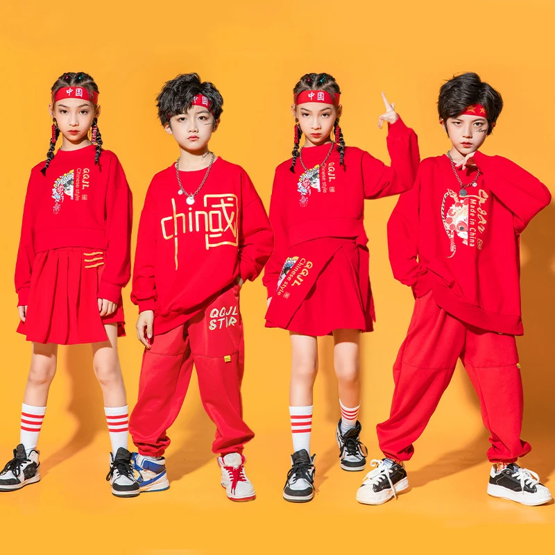Kids Hip Hop Clothing Jazz Costumes Boys Girls Chinese Style Suits Stage Modern Performance Outfits Street Dancewear XS3544
Kids Hip Hop Clothing Jazz Costumes Boys Girls Chinese Style Suits Stage Modern Performance Outfits Street Dancewear XS3544