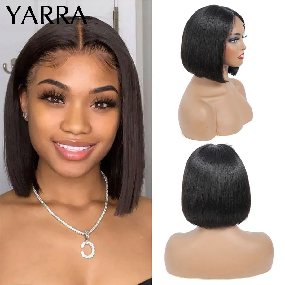 Straight Lace Frontal Short Bob Wig Pre Plucked Straight 13x4, 4x4 Lace Closure Human Hair Wigs For Black Woman Remy 150% Yarra
Straight Lace Frontal Short Bob Wig Pre Plucked Straight 13x4, 4x4 Lace Closure Human Hair Wigs For Black Woman Remy 150% Yarra