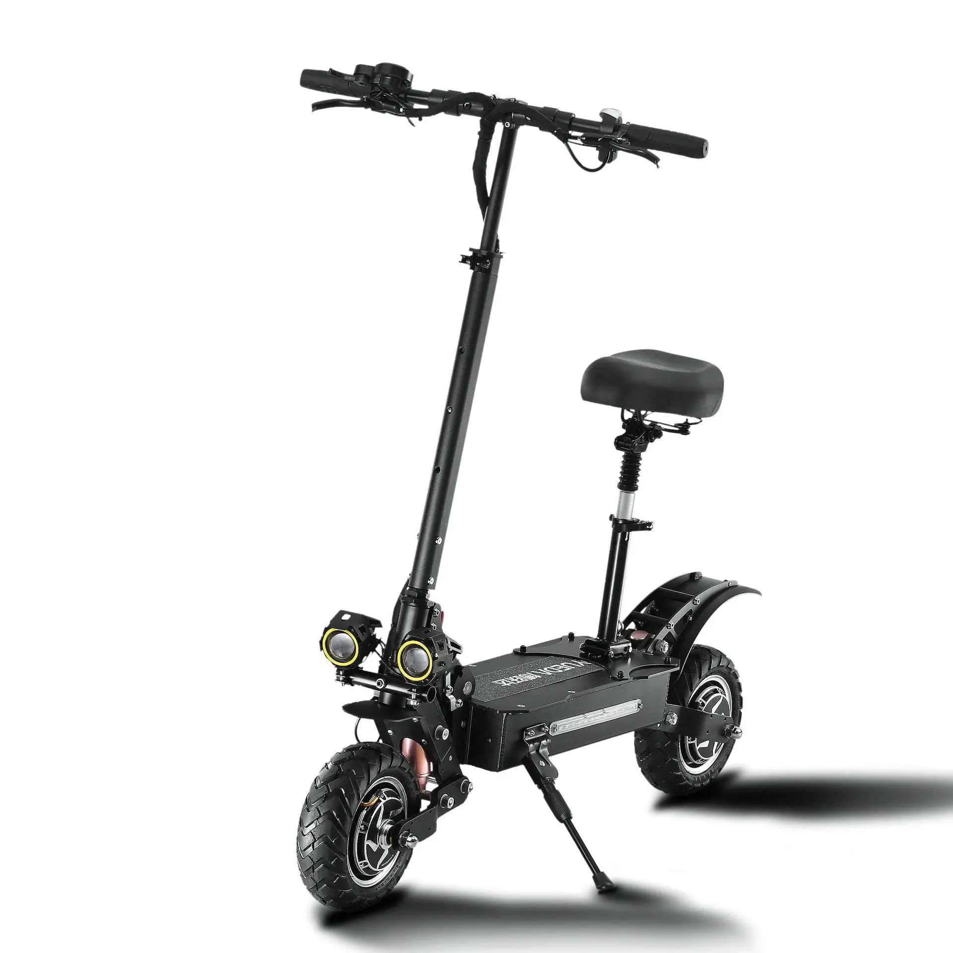 60V5600W Электрический скутер для взрослых 11 дюймов толстые шины складной