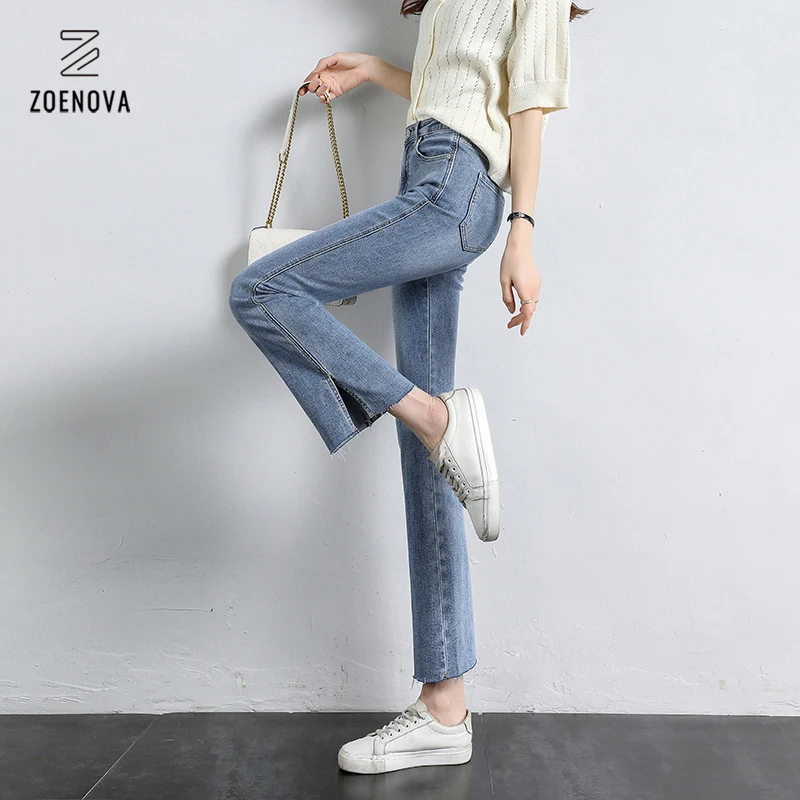 Summer Women Jeans Trend Split Design Capris College Young Ladies Low Waist Apear Thin Pencil Trousers Fashion Denim Pants
Summer Women Jeans Trend Split Design Capris College Young Ladies Low Waist Apear Thin Pencil Trousers Fashion Denim Pants