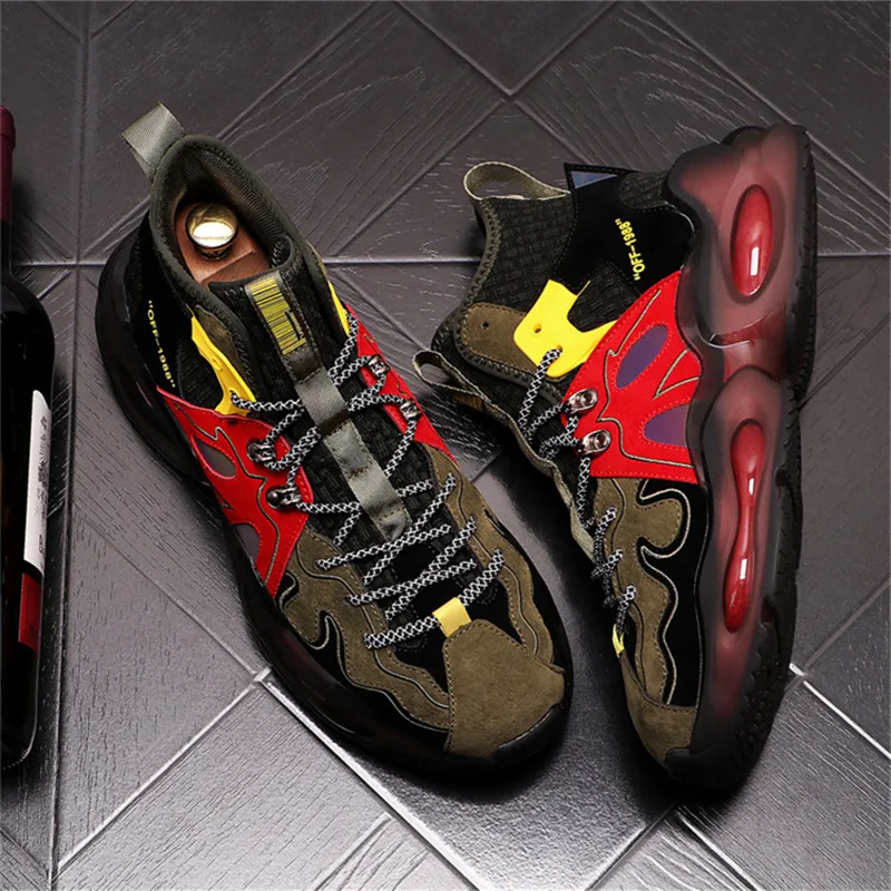 Fashion Wild Men Sneakers Breathable Platform Trainers Web Celebrity Gym Shoes Zapatillas Hombre
Fashion Wild Men Sneakers Breathable Platform Trainers Web Celebrity Gym Shoes Zapatillas Hombre