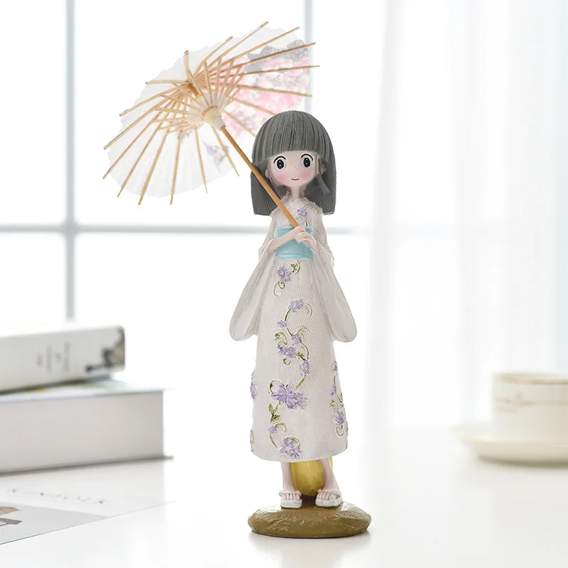 Japanese-style creative home decoration and wind girl decoration student gift bedroom decoration Resin home decoration
Japanese-style creative home decoration and wind girl decoration student gift bedroom decoration Resin home decoration