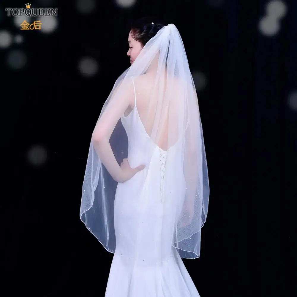 TOPQUEEN V71 Luxury Wedding Veils 2020 Wedding Accessories Handmade Sequins Rhinestone Veil
TOPQUEEN V71 Luxury Wedding Veils 2020 Wedding Accessories Handmade Sequins Rhinestone Veil