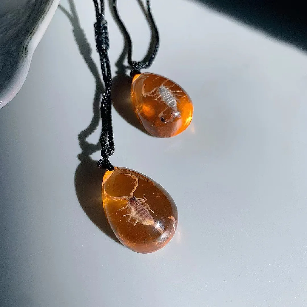 1pc Insect Stone Natural Scorpions Inclusion Amber Baltic Pendant Necklace Unisex Fashion Hot Sale Sweater Chain Decoration
1pc Insect Stone Natural Scorpions Inclusion Amber Baltic Pendant Necklace Unisex Fashion Hot Sale Sweater Chain Decoration