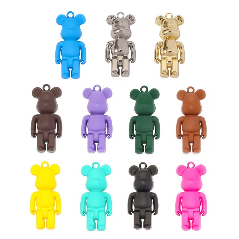 5PCS Cartoon Big Bear Diy Jewelry Accessories Macaron Color Three-dimensional Bear Necklace Earrings Alloy Accessories
5PCS Cartoon Big Bear Diy Jewelry Accessories Macaron Color Three-dimensional Bear Necklace Earrings Alloy Accessories