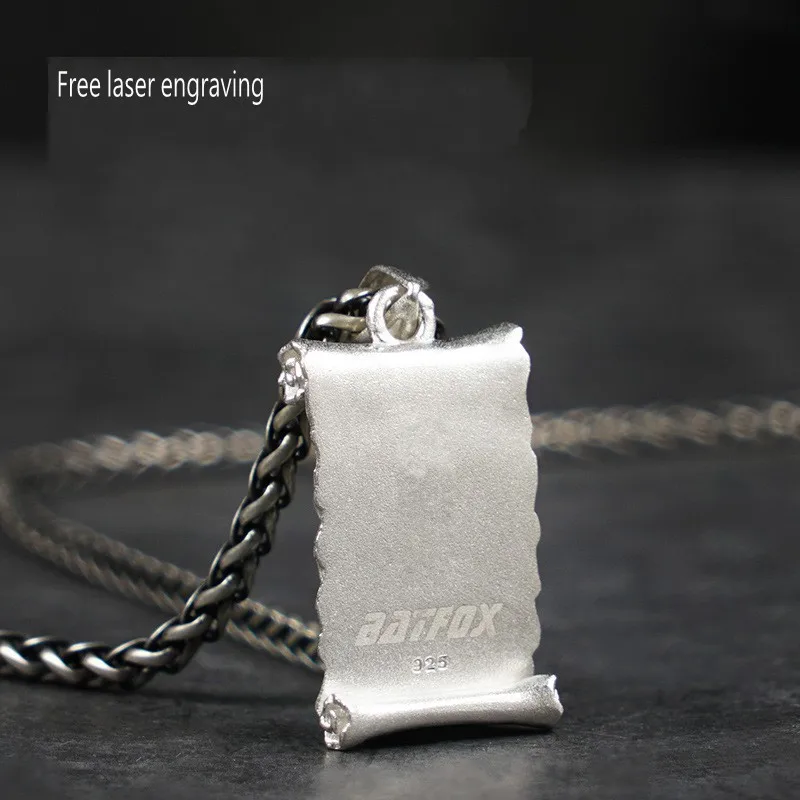 100% s925 Silver Jewelry Man Pendant 2021 Fashion Student Scroll Short Slavicle Chain Flying Wolf Pendant Stylish Personality
100% s925 Silver Jewelry Man Pendant 2021 Fashion Student Scroll Short Slavicle Chain Flying Wolf Pendant Stylish Personality
