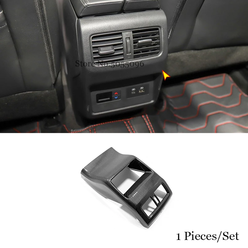 For Nissan Rogue X-Trail T33 2021 2022 ABS Carbon fiber Car Back Rear Air Condition outlet Vent frame Cover Trim Accessories
For Nissan Rogue X-Trail T33 2021 2022 ABS Carbon fiber Car Back Rear Air Condition outlet Vent frame Cover Trim Accessories