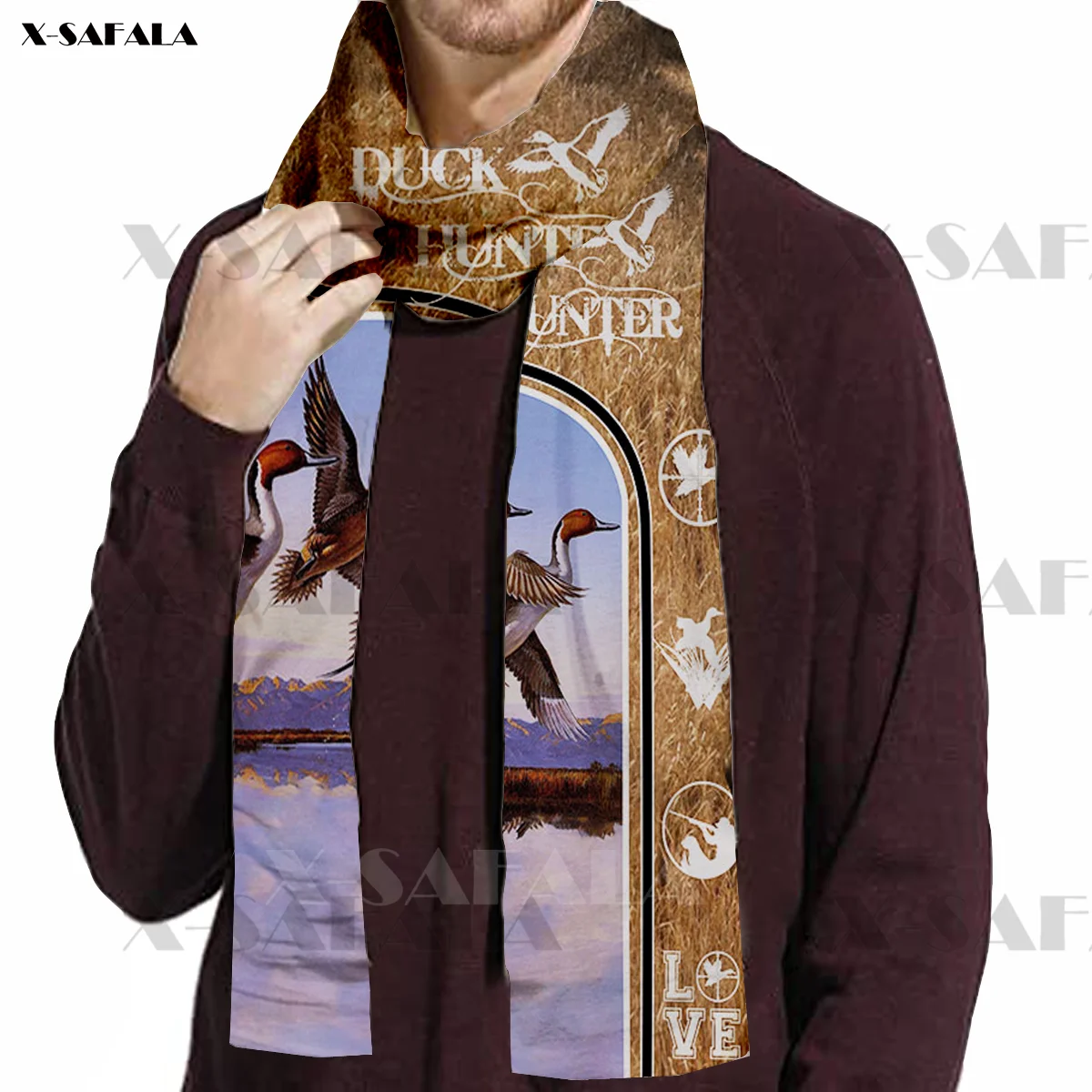 Duck Hunting Lover Accessories Long Scarves Shawl Soft Fleece Men's Gift For Hoodie
Duck Hunting Lover Accessories Long Scarves Shawl Soft Fleece Men's Gift For Hoodie