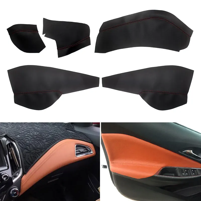 Car Styling Door Handle / Center Control Dashboard Panel Microfiber Leather Cover Trim For Chevrolet Cruze 2015 2016
Car Styling Door Handle / Center Control Dashboard Panel Microfiber Leather Cover Trim For Chevrolet Cruze 2015 2016