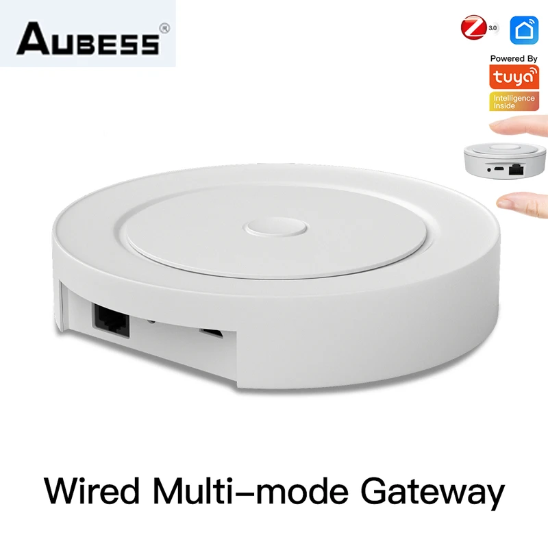 Multi-mode Smart Gateway ZigBee WiFi Bluetooth Mesh Wired Hub Work With Tuya Smart App Voice Control Via Alexa Google Home
Multi-mode Smart Gateway ZigBee WiFi Bluetooth Mesh Wired Hub Work With Tuya Smart App Voice Control Via Alexa Google Home