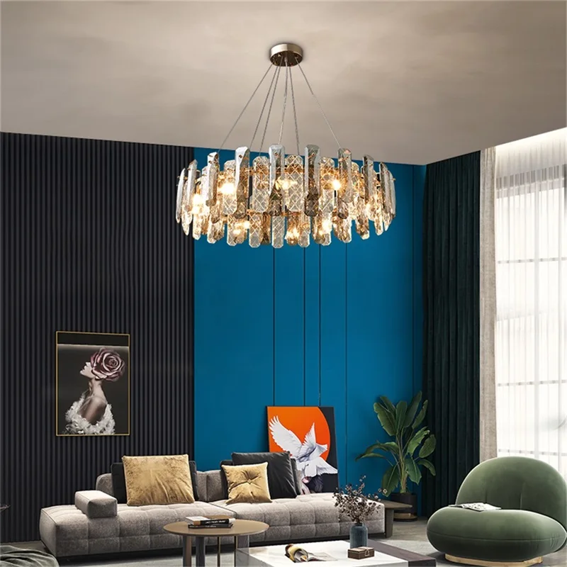 OUFULA Crystal Pendant Light Postmodern Luxury LED Lamp Fixture Decorative For Home Living Room
OUFULA Crystal Pendant Light Postmodern Luxury LED Lamp Fixture Decorative For Home Living Room