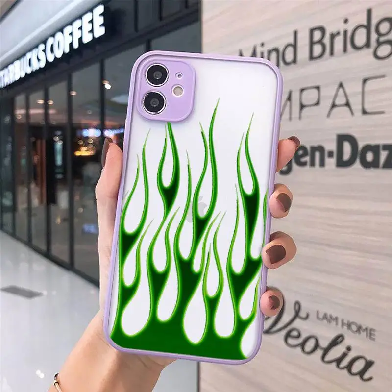 Fashion Red Flames Fitted Phone Cases Matte transparent For Purple iPhone 12 Mini 11 Pro XR XS Max 7 8 Plus X Back Cover
Fashion Red Flames Fitted Phone Cases Matte transparent For Purple iPhone 12 Mini 11 Pro XR XS Max 7 8 Plus X Back Cover