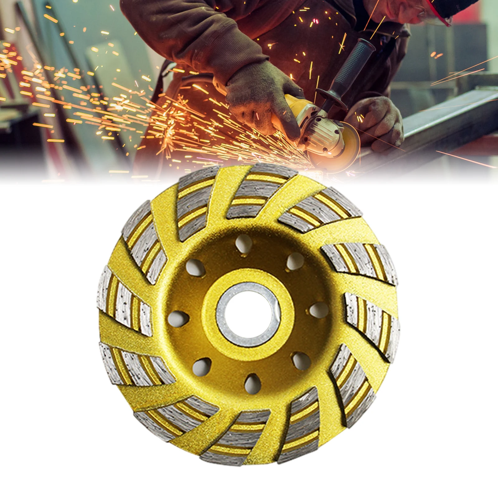 100mm Diamond Grinding Wheel Bowl Shape Grinding Disc Concrete Granite Stone Cut Marble Grinding Professional Polishing Tools
100mm Diamond Grinding Wheel Bowl Shape Grinding Disc Concrete Granite Stone Cut Marble Grinding Professional Polishing Tools