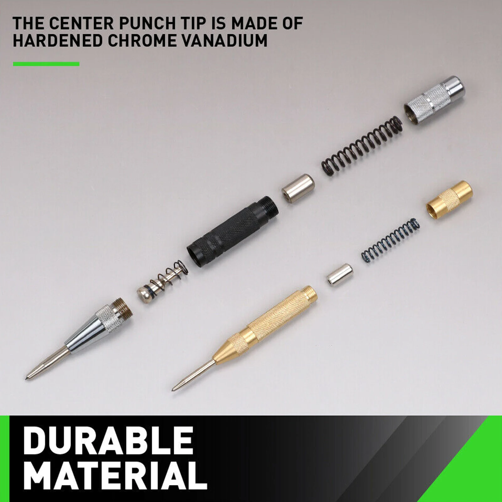 Automatic Center Pin Punch Spring Loaded Marking Starting Holes Tool Wood Press Dent Marker Woodwork Tool Drill Bit
Automatic Center Pin Punch Spring Loaded Marking Starting Holes Tool Wood Press Dent Marker Woodwork Tool Drill Bit