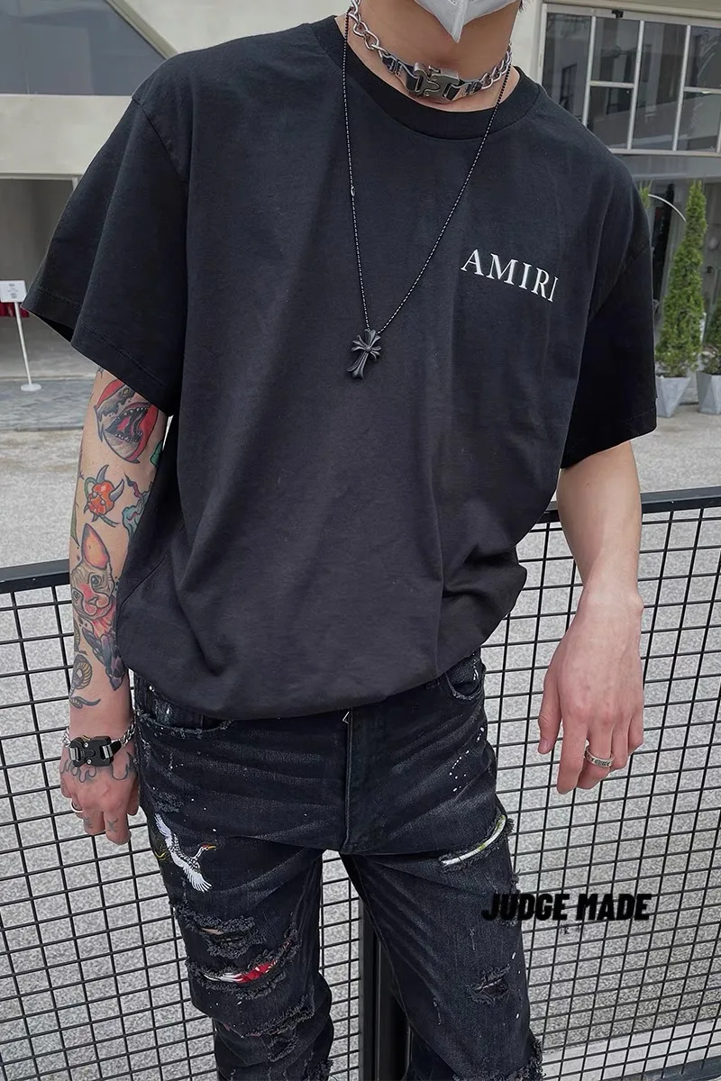 2021 New Front Small Logo Letter Printing Back Bamboo Leaf Logo Letter Printing Street fashion T-shirt
2021 New Front Small Logo Letter Printing Back Bamboo Leaf Logo Letter Printing Street fashion T-shirt