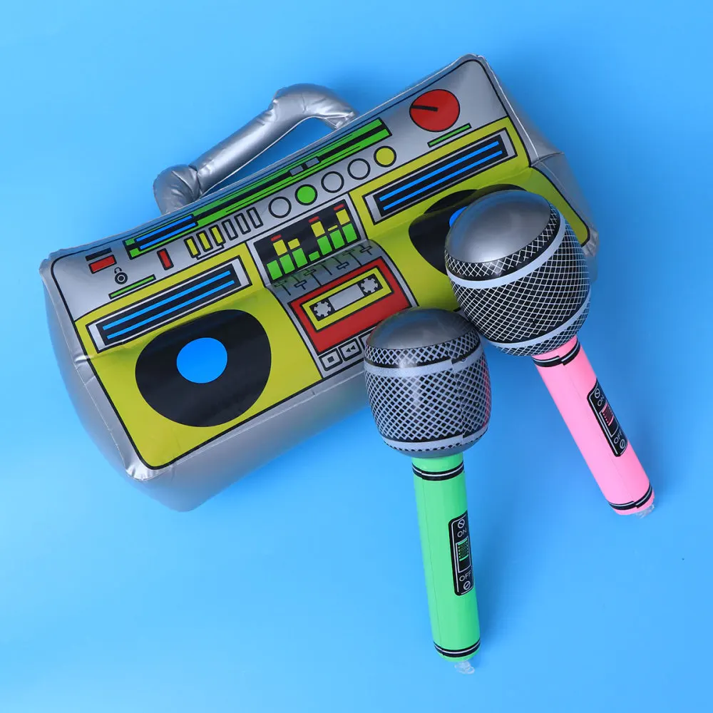 3PCS Inflatable Musical Radio and Microphone Instruments Cool and Fun Inflatable Toys Instruments for Kids Great Party Favor Par
3PCS Inflatable Musical Radio and Microphone Instruments Cool and Fun Inflatable Toys Instruments for Kids Great Party Favor Par