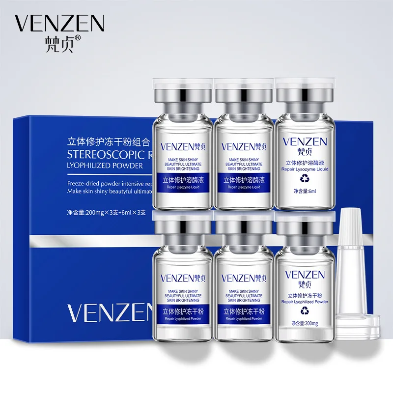 

Venzen Repairing Face Serum Shrink Pores Anti Aging Lifting Firming Treatment Repair Pore Facial Essence Skin Care Moisturizing