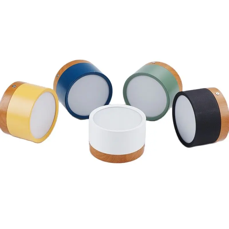 Macaron LED Downlight Dimmable 5W 7W 9W12W 15W Surface Mounted Ceiling Light Interior Decoration Nordic Wood Modern Spotlight
Macaron LED Downlight Dimmable 5W 7W 9W12W 15W Surface Mounted Ceiling Light Interior Decoration Nordic Wood Modern Spotlight