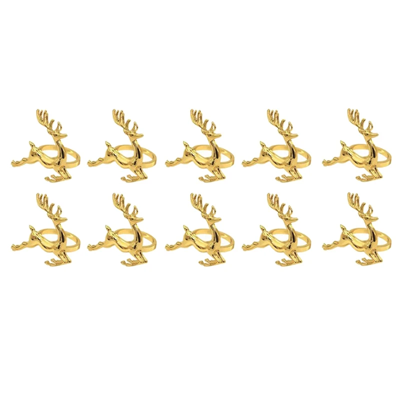 Christmas Elk Deer Napkin Rings Gold Alloy Napkin Buckle Napkin Ring Holder Hotel Restaurant Wedding Party Dinner Table Decor
Christmas Elk Deer Napkin Rings Gold Alloy Napkin Buckle Napkin Ring Holder Hotel Restaurant Wedding Party Dinner Table Decor