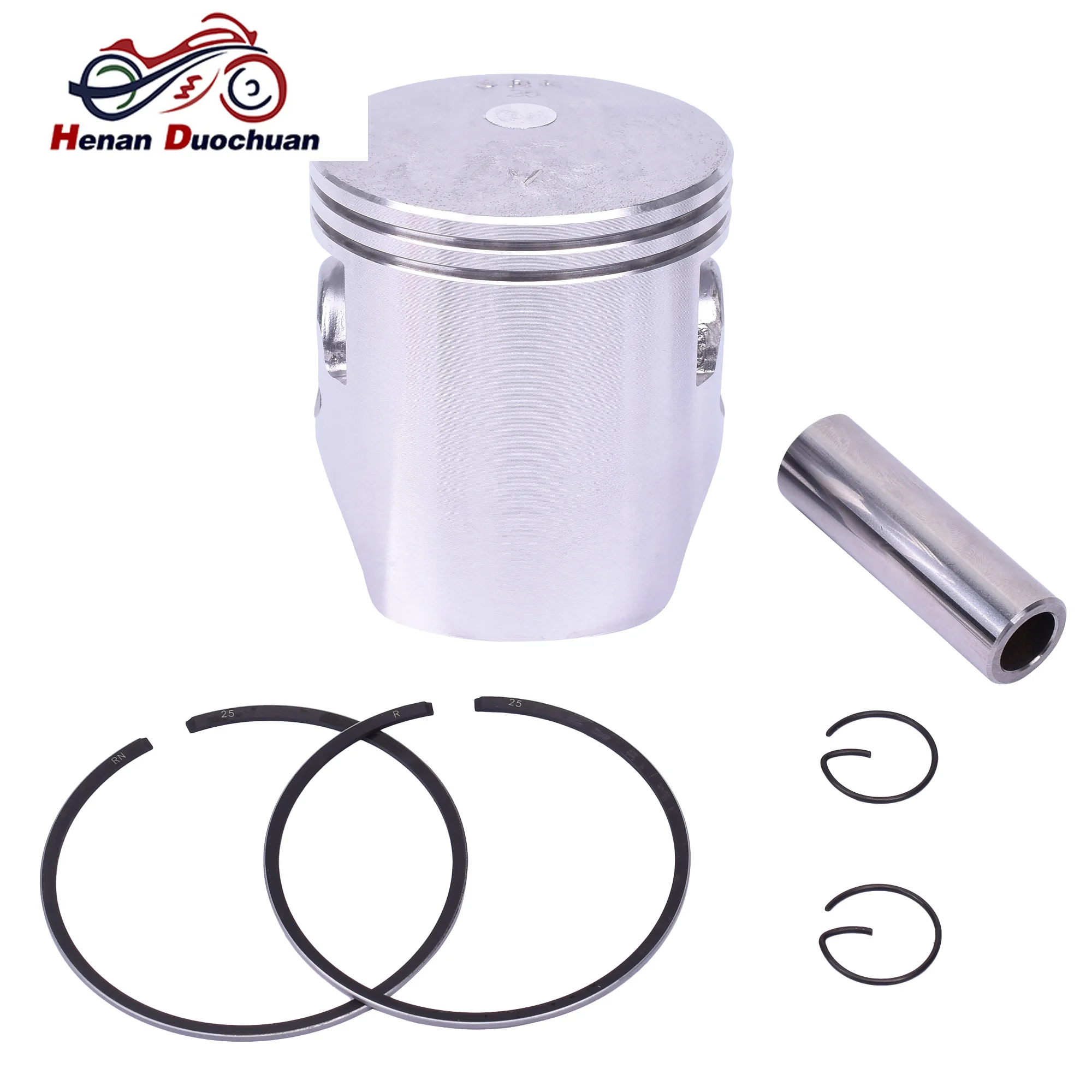 

59.75mm Pin 16mm Height 66.5mm +75 +0.75 Add 0.75mm Motorbike Engine 1 Cylinder Piston Rings Set For Yamaha 3RR TZR150 TZR 150