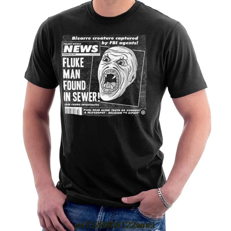 2020 New Printed Funny X Files Flukeman Found In Sewer Men's T-Shirt camiseta masculina women's tshirt
2020 New Printed Funny X Files Flukeman Found In Sewer Men's T-Shirt camiseta masculina women's tshirt