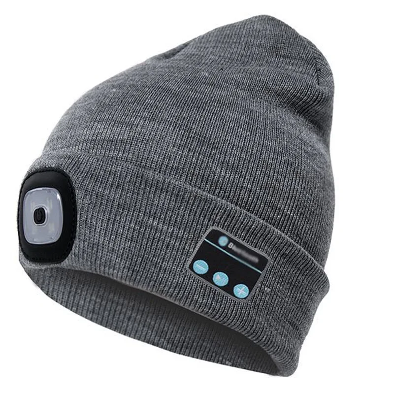 Bluetooth LED Knitted Beanie Hat Built-in Stereo Speakers Knit Cap for Camping Running Fishing
Bluetooth LED Knitted Beanie Hat Built-in Stereo Speakers Knit Cap for Camping Running Fishing