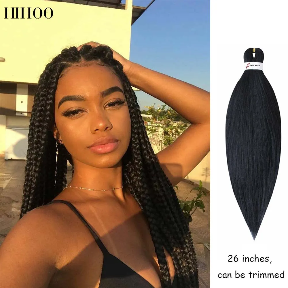 26" Pre Stretched Colored Easy Braiding Hair Jumbo Itch Free Synthetic Ombre Crochet Braid Yaki Hair Extensions
26" Pre Stretched Colored Easy Braiding Hair Jumbo Itch Free Synthetic Ombre Crochet Braid Yaki Hair Extensions