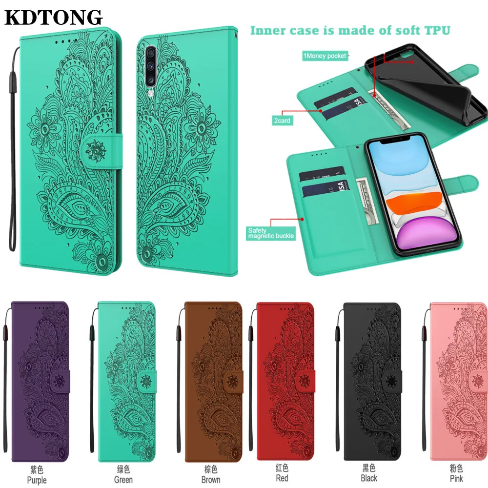 Wallet Leather Phone Case for Samsung Galaxy S20 Ultra Plus A70 A50 A40 A30 A10 A10E A01 A21 Funda Peacock Emboss Protect Cover
Wallet Leather Phone Case for Samsung Galaxy S20 Ultra Plus A70 A50 A40 A30 A10 A10E A01 A21 Funda Peacock Emboss Protect Cover