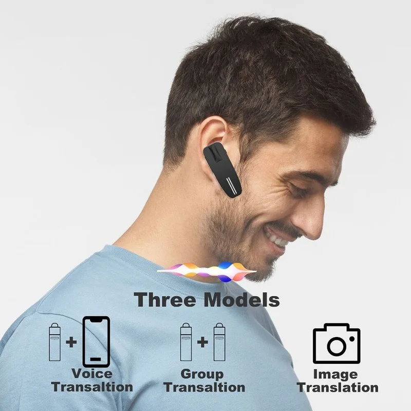 Earphone Smart Wireless Bluetooth 5.0 Headset Instant Translation Hanging Ear Business Earbuds
Earphone Smart Wireless Bluetooth 5.0 Headset Instant Translation Hanging Ear Business Earbuds