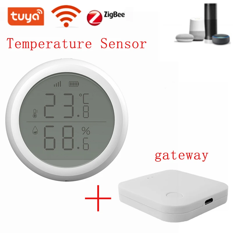 Датчик температуры и влажности ZigBee Tuya с ЖК-экраном и пультом дистанционного управления
Датчик температуры и влажности ZigBee Tuya с ЖК-экраном и пультом дистанционного управления
