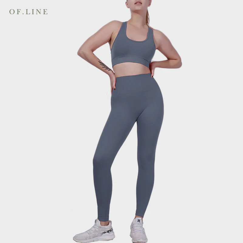 Seamless Yoga Set Gym Clothing Sport Intimate Bra for Women Workout Top Female Vest Summer Jogging Pants Fitness Sweatpants
Seamless Yoga Set Gym Clothing Sport Intimate Bra for Women Workout Top Female Vest Summer Jogging Pants Fitness Sweatpants