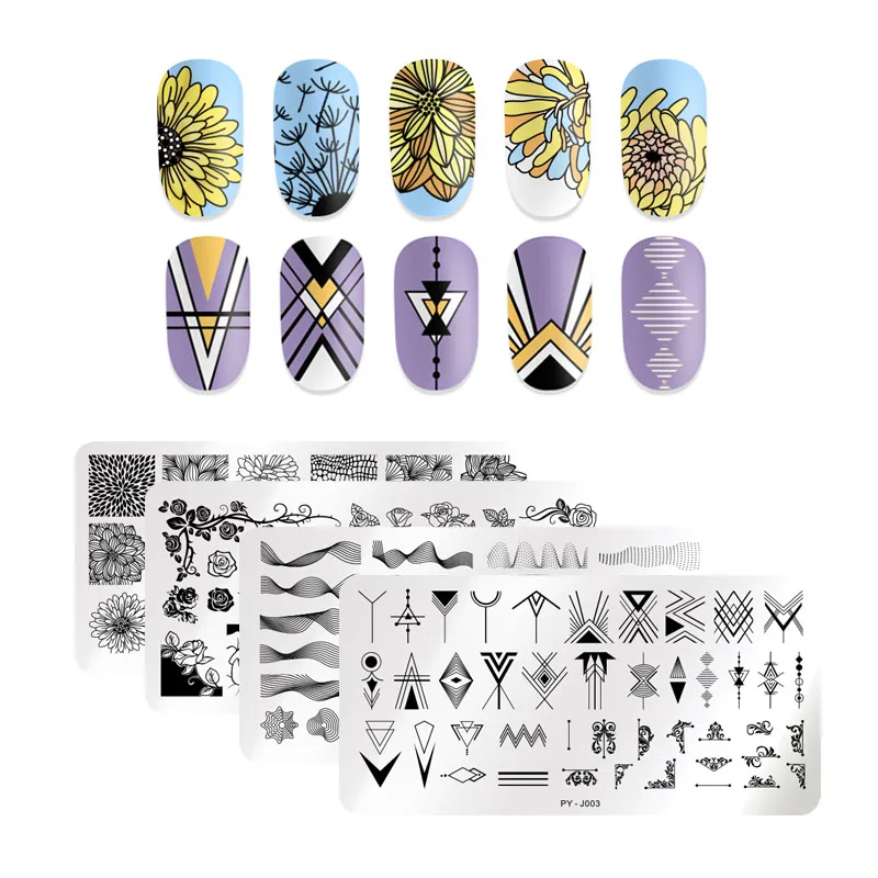 PICT YOU Rose Flower Series Stamping Plates Stainless Steel Nail Image Stamp Template Design Plate With Stamp
PICT YOU Rose Flower Series Stamping Plates Stainless Steel Nail Image Stamp Template Design Plate With Stamp