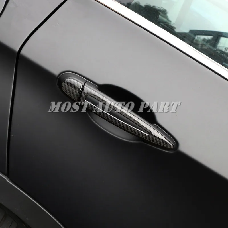 

Carbon Fiber Exterior Car Door Handle Trim Cover 8pcs For BMW X1 E84 2010-2015 Car accesories interior Car decoration