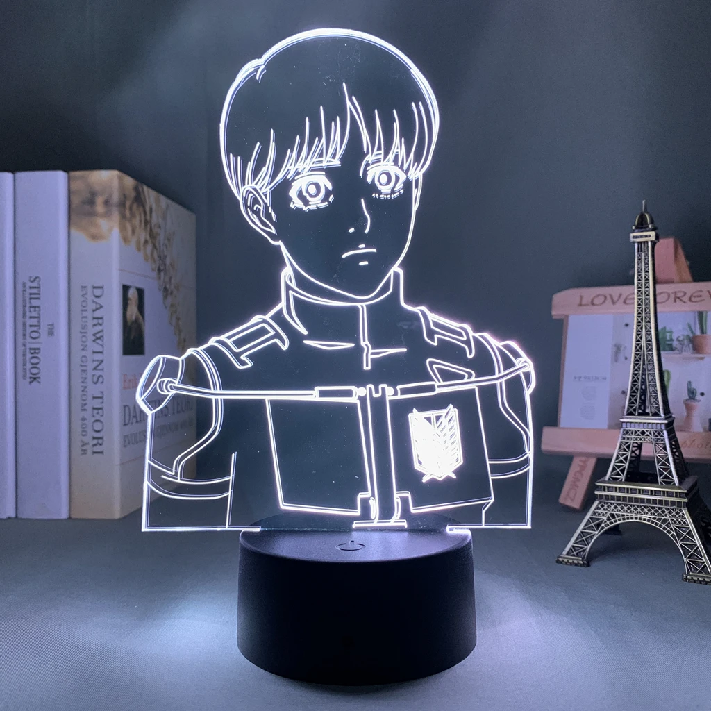 Anime Led Light Attack on Titan Lamp Armin Arlert Night Light Room Bedside Lamp Decoration Shingeki No Kyojin 3d Lamp Decor 
Anime Led Light Attack on Titan Lamp Armin Arlert Night Light Room Bedside Lamp Decoration Shingeki No Kyojin 3d Lamp Decor