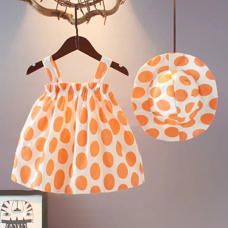 VIDMID Girls dress suspender vest dot baby summer dress kids children cotton cute girls clothes P5141
VIDMID Girls dress suspender vest dot baby summer dress kids children cotton cute girls clothes P5141