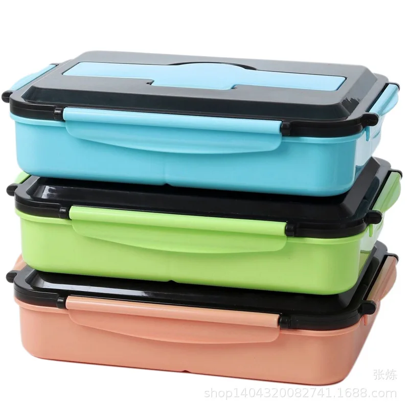 Student Divided Lunch Box Insulated Sealed Lunch Box Lunch Compartment Bento Lunch Box Wheat Straw Four Grid New Product
Student Divided Lunch Box Insulated Sealed Lunch Box Lunch Compartment Bento Lunch Box Wheat Straw Four Grid New Product