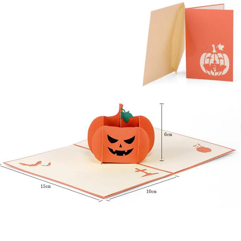 20pcs 3D Laser Cut Handmade Angry Pumpkin Paper Invitation Greeting Card with Envelope Trick or Treat Halloween Party Gift
20pcs 3D Laser Cut Handmade Angry Pumpkin Paper Invitation Greeting Card with Envelope Trick or Treat Halloween Party Gift