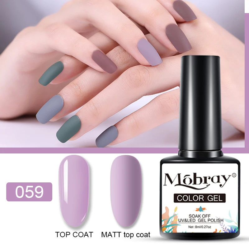 Mobray 1 Bottle Gel Nail Polish 45Colors 8ml Glitter/Matte UV Nail Gel Soak Off UV LED Gel Varnish Shining Nagel Hybrid Gellack
Mobray 1 Bottle Gel Nail Polish 45Colors 8ml Glitter/Matte UV Nail Gel Soak Off UV LED Gel Varnish Shining Nagel Hybrid Gellack