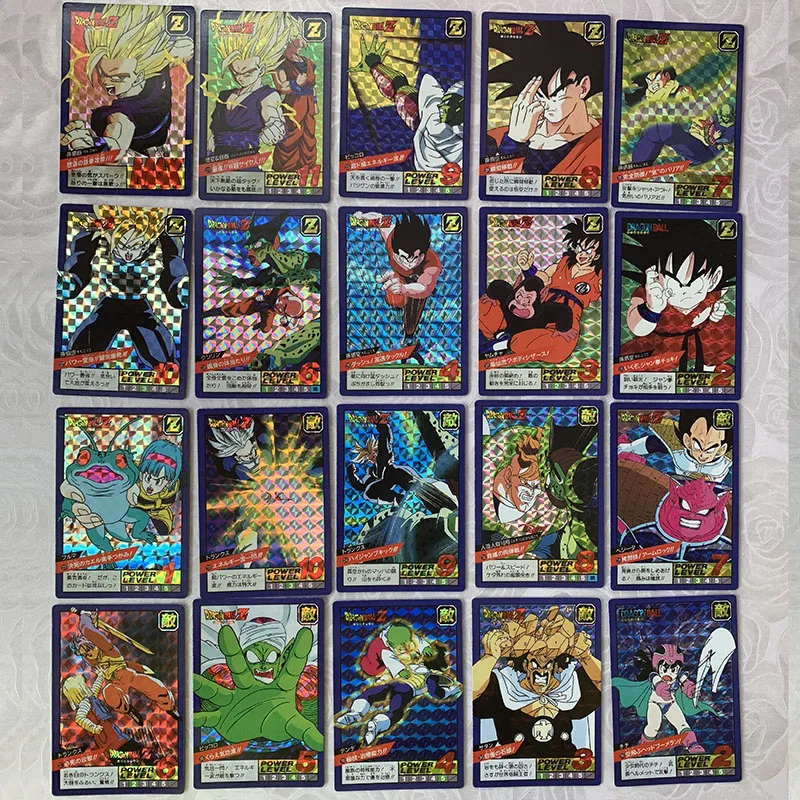 Dragon Ball Flash Card Fierce Fight Six Full Set 40Pcs Super Saiyan Son Goku Son Gohan Frieza Collection Card Toy Gift
Dragon Ball Flash Card Fierce Fight Six Full Set 40Pcs Super Saiyan Son Goku Son Gohan Frieza Collection Card Toy Gift