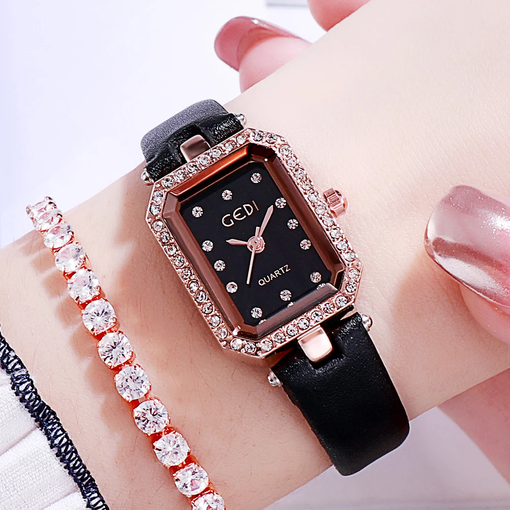 GEDI Fashion Women's Quartz Wristwatches Waterproof Leather Analog Women Watches Luxury Casual Lady Watch Gifts Relogio Feminino
GEDI Fashion Women's Quartz Wristwatches Waterproof Leather Analog Women Watches Luxury Casual Lady Watch Gifts Relogio Feminino