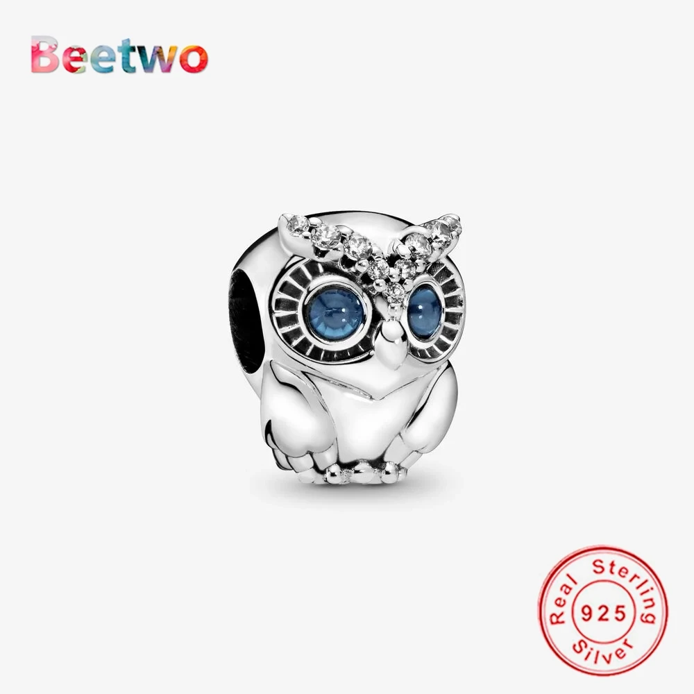 Fit Original Pandora Charms Bracelet Real 925 Sterling Silver Sparkling Owl Charm Pendandt Fashion Jewelry DIY Berloque
Fit Original Pandora Charms Bracelet Real 925 Sterling Silver Sparkling Owl Charm Pendandt Fashion Jewelry DIY Berloque