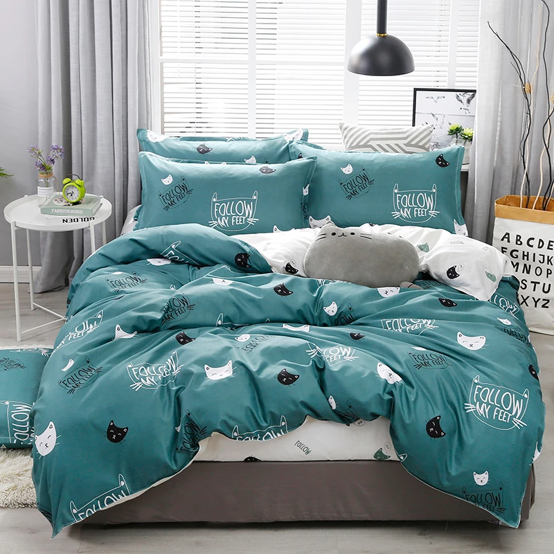 Solstice Home Textile Fashionable Aloe Cotton Comfortable Breathable Printed Bed Sheet Quilt Cover Pillowcase Bedding 3/4pcs
Solstice Home Textile Fashionable Aloe Cotton Comfortable Breathable Printed Bed Sheet Quilt Cover Pillowcase Bedding 3/4pcs