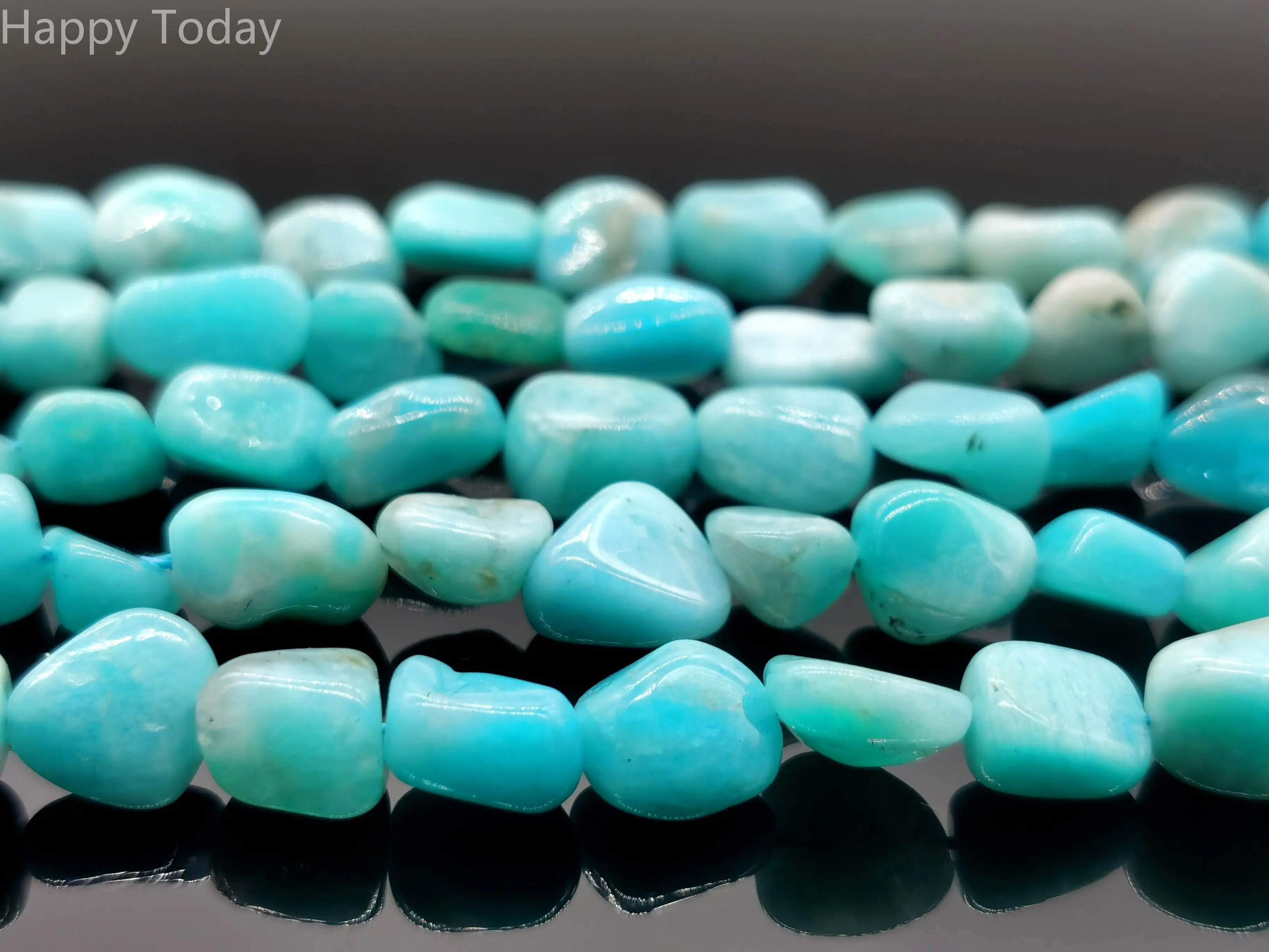 

Amazonite 9x7 Straight hole long chain 1 strands/set very beautiful for all kinds of DIY bracelet designs （about 38cm）
