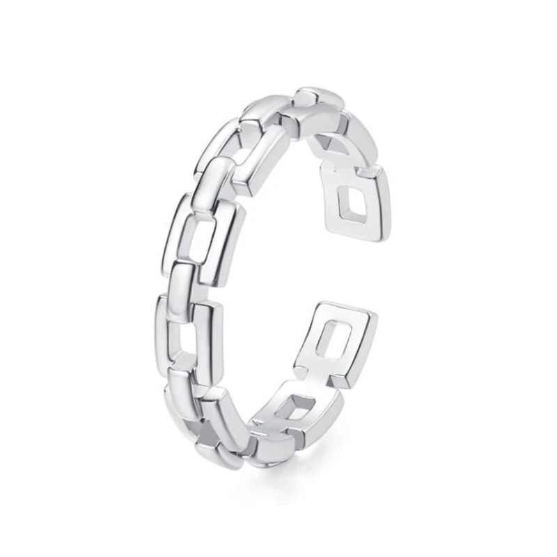 Lover's Unisex Opening Rings Simple Adjustable Chain Hipster Finger Ring Wedding Engagement Fashion Jewelry Gift for Women men
Lover's Unisex Opening Rings Simple Adjustable Chain Hipster Finger Ring Wedding Engagement Fashion Jewelry Gift for Women men