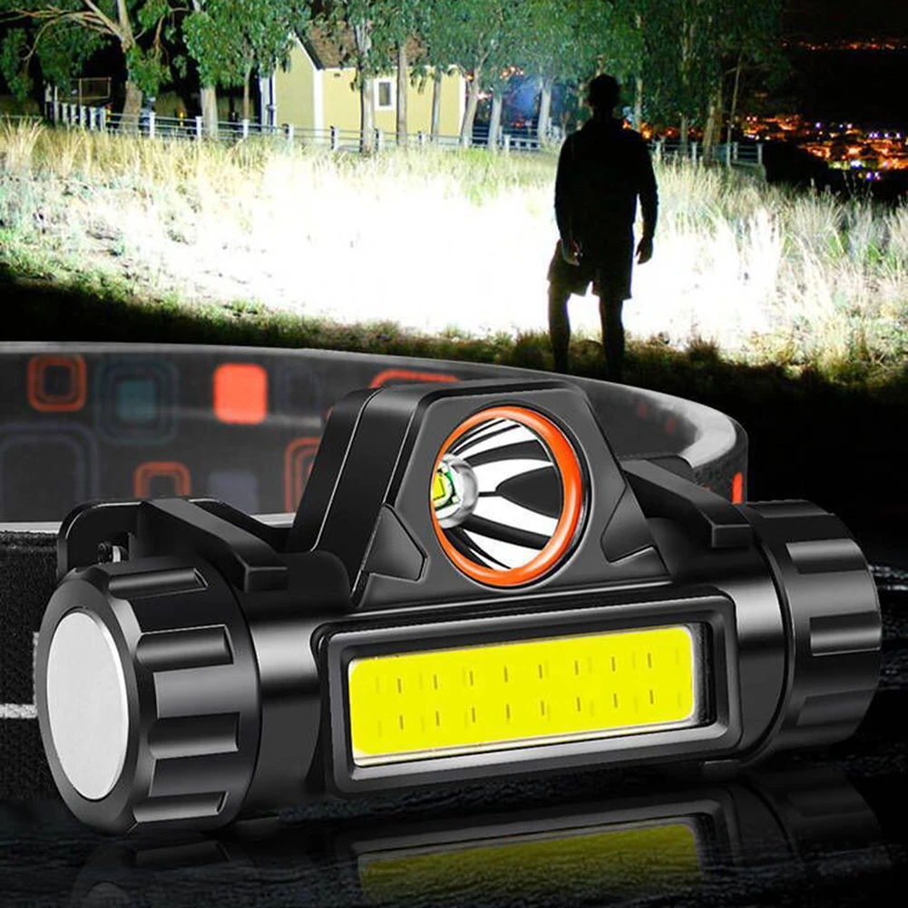 LED COB Headlamp USB Rechargeable Head Torches Head-mounted Flashlight Waterproof for Outdoor Camping Fishing Bicycle Headlights
LED COB Headlamp USB Rechargeable Head Torches Head-mounted Flashlight Waterproof for Outdoor Camping Fishing Bicycle Headlights