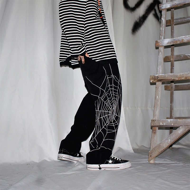 Spider Embroidery Baggy Harem Pants Streetwear Men 2021 Summer Hip Hop Casual Trousers Fashion Male Pants
Spider Embroidery Baggy Harem Pants Streetwear Men 2021 Summer Hip Hop Casual Trousers Fashion Male Pants