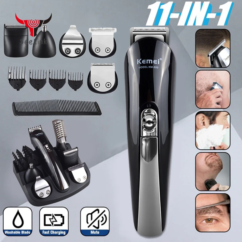 Kemei 11 in 1 Multifunction Hair Clipper professional hair trimmer electric Beard Trimmer hair cutting machine trimer cutter 5
Kemei 11 in 1 Multifunction Hair Clipper professional hair trimmer electric Beard Trimmer hair cutting machine trimer cutter 5